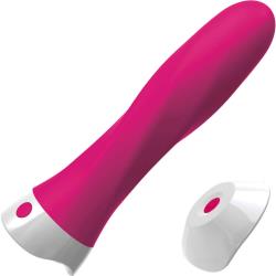 3Some Wall Banger Deluxe Remote Controlled Silicone Vibrator, 7.5 Inch, Red