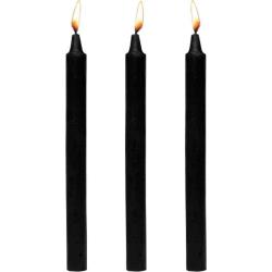 Dark Drippers Fetish Drip Candles Set of 3, Black