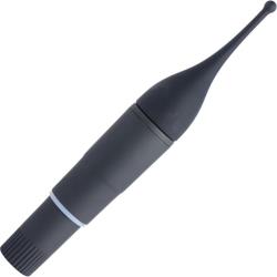 Frisky Pinpoint Silicone Vibrating Stimulator, 6.3 Inch, Black