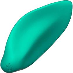 Romp Wave Lay-On Silicone Vibrator, 4.5 Inch, Mint