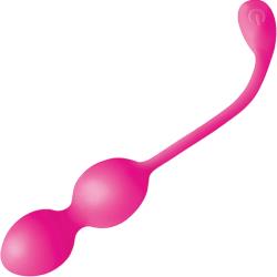 Touch Vibrating Kegal Balls, 7.5 Inch, Pink
