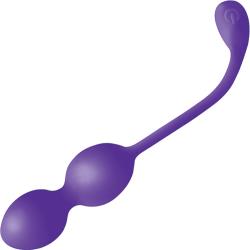 Touch Vibrating Kegal Balls, 7.5 Inch, Purple