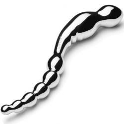 Le Wand Stainless Steel Double Sided Swerve, 8.5 Inch Silver
