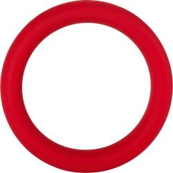 Forto F-64 Silicone Cock Ring, 1.97 Inch, Red