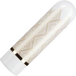 The Collection Glitzy Deco Rechargeable Bullet, 2.5 Inch, Gold