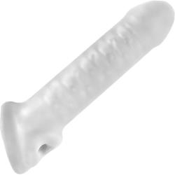 Perfect Fit Fat Boy Stretchy Cock Extender, Thin 6.5 Inch, Clear