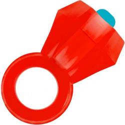 Rock Candy Bling Pop Gem Vibrating Cock Ring, Red