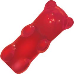 Rock Candy Gummy Vibrator, 2.5 Inch, Red