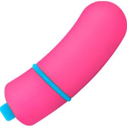 Rock Candy Jelly Bean Vibrating Bullet, 3.5 Inch, Pink