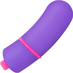 Rock Candy Jelly Bean Vibrating Bullet, 3.5 Inch, Purple