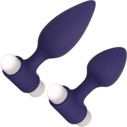 Evolved Dynamic Duo Butt Plugs, Black