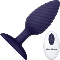 Zero Tolerance Wicked Twister Rechargeable Butt Plug, 4.75 Inch, Purple
