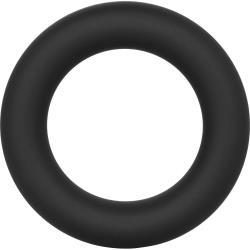 Link Up Ultra-Soft Verge Silicone Cock Ring, 1.5 Inch, Black