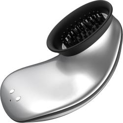 Innovation Twitch Hands Free Suction and Vibration Toy, 4.1 Inch, Silver