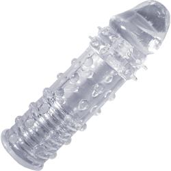 Super Sleeve 1 Penis Sleeve, 6 Inch, Clear