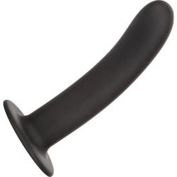 Boundless Smooth Butt Plug with Suction Cup Base, 7 Inch, Black