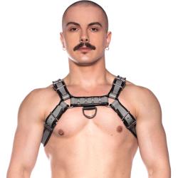 Prowler Red Bull Chest Harness, Small, Gray