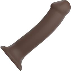 Strap-On-Me Dual Density Bendable Dildo, 7.9 Inch, Chocolate