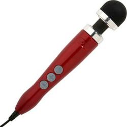 Doxy Die Cast Number 3 Wand Massager with Silicone Head, 11.25 Inch, Candy Red