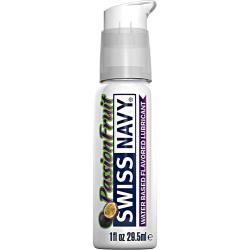 Swiss Navy Flavored Water Based Lubricant, 1 fl.oz (29.5 mL), Passion Fruit