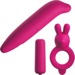 Classix Couples Vibrating Starter Kit, Pink