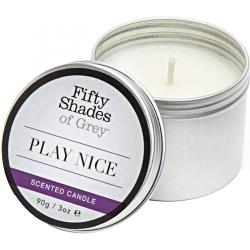 Fifty Shades of Grey Play Nice Vanilla Candle, 3 oz (90 g)