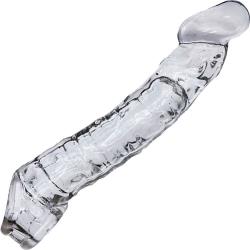 OxBalls Muscle Ripped Cocksheath, 9.25 Inch, Clear