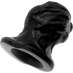 OxBalls Pighole Squeal FF Veiny Hollow Plug, 6.25 Inch, Black