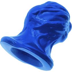 OxBalls Pighole Squeal FF Veiny Hollow Plug, 6.25 Inch, Blue Morph