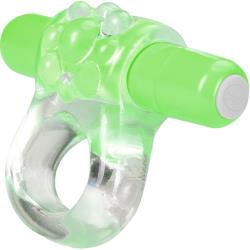 Play with Me Teaser Vibrating C-Ring, Green