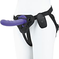 Pegasus Curved Wave Peg with Harness & Remote, 6 Inch, Purple