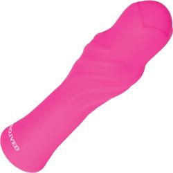 Evolved Twist and Shout Vibrator, 5 Inch, Pink