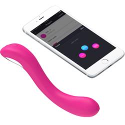 Lovense Osci 2 App Controlled G-Spot Vibrator, 8 Inch, Pink