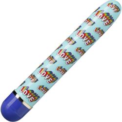 The Collection Love Vibrator, 7 Inch, Blue
