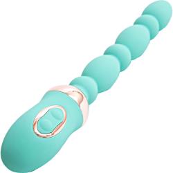 Nu Sensuelle 15 Function Flexii Anal Beads, 11 Inch, Electric Blue