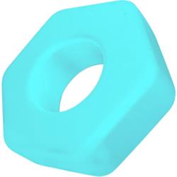 Rock Solid Glow Cog Ring Sila-Flex Cock Ring, Blue