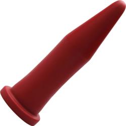 Tantus Inner Band Trainer Butt Plug, 9 Inch, True Blood Red