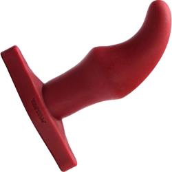 Tantus Wave Prostate Plug, 4.25 Inch, True Blood Red