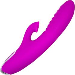 Viben Frenzy Rabbit Vibrator with Clitoral Suction, 8.45 Inch, Berry