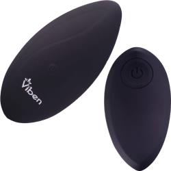Viben Racy Remote Controlled 10 Function Panty Vibrator, 3.75 Inch, Black