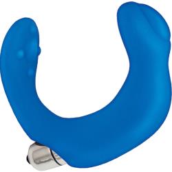 Butts Up Orgasmic P-Spot Vibrating Stimulator, 4 Inch, Blue