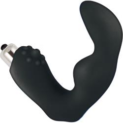 Butts Up P-Spot Vibrating Stimulator, 8 Inch, Black