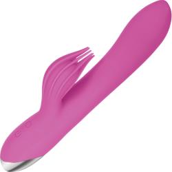 Adam and Eve Eve`s Clit Tickling Rabbit Vibrator, 8 Inch, Pink