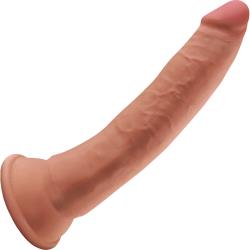 King Cock Plus Triple Density Dildo with Suction Cup, 7 Inch, Tan