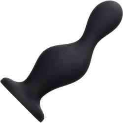 Ouch! Wave Butt Plug, 4.45 Inch, Black
