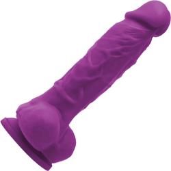 Colours Pleasures Vibrating Dildo, 5 Inch, Purple