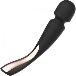 LELO Smart Wand 2 Rechargeable Silicone Massager, 8.7 Inch, Black