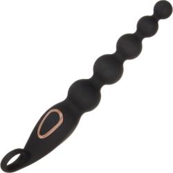Adam and Eve Vibrating Anal Bead Stick, 8.75 Inch, Black