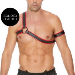 Ouch! Gladiator Harness, Red