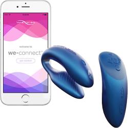 We-Vibe Chorus Smartphone App Controlled Wireless Remote Couples Vibrator, Cosmic Blue